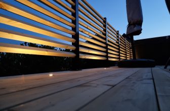 altandesign integrerad led belysning altan