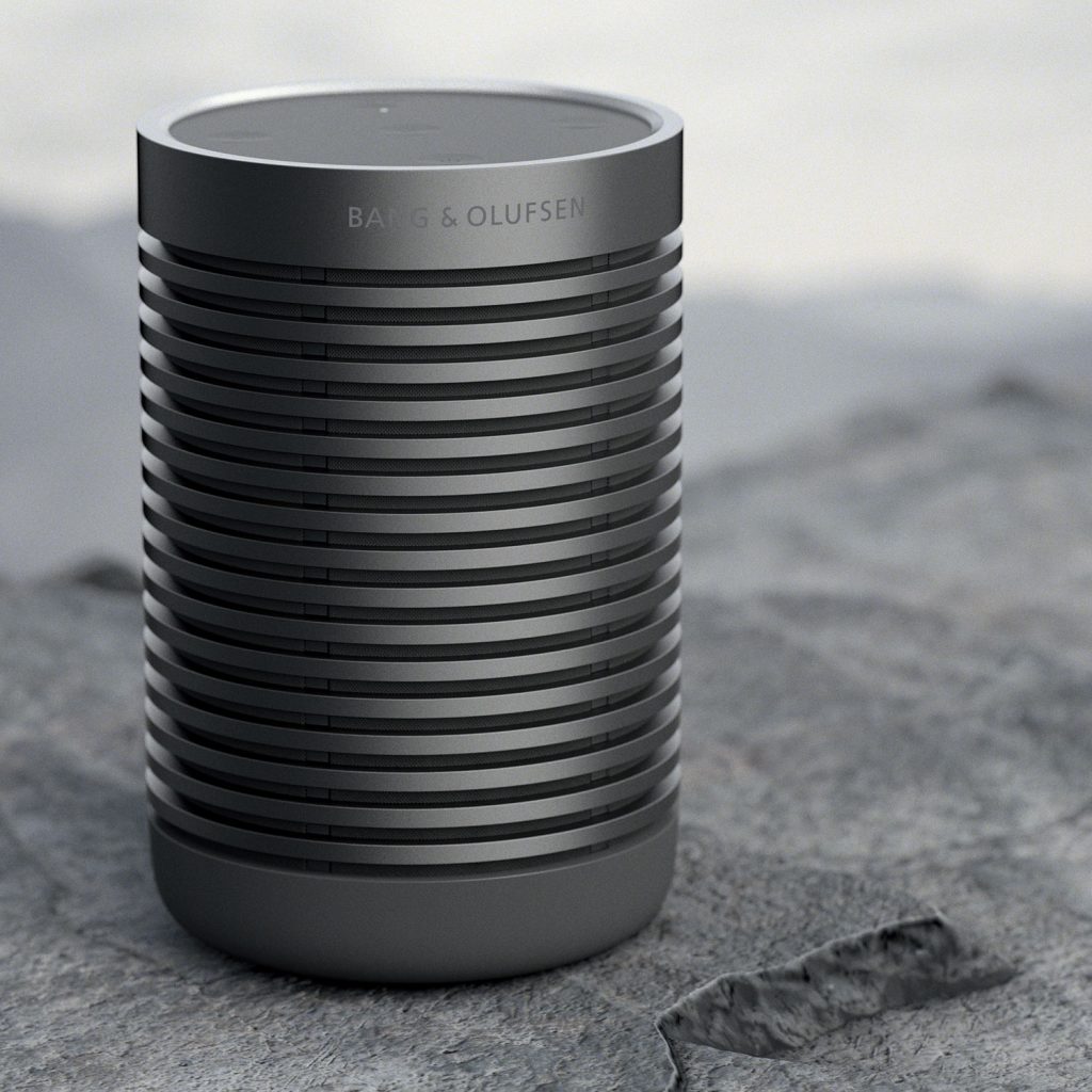 bangolufsen utomhus högtalare på altan